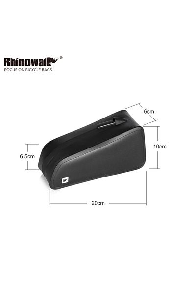 Rhinowalk RK18330-1.2L Rhinowalk Bike Top Tube Bag Waterproof Front Tube Frame Bag 1.2 L Large Capacity For M