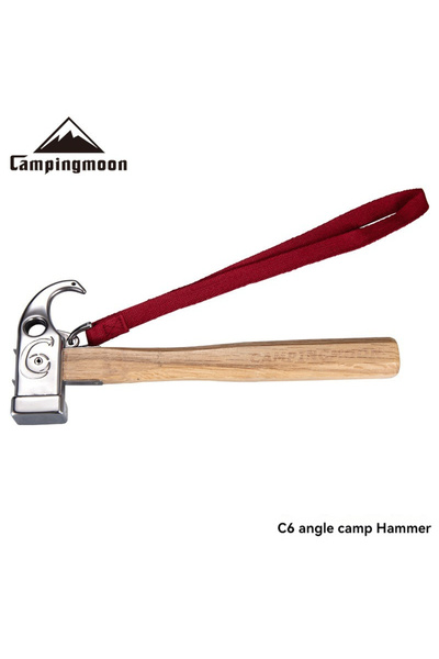 Choice مطرقة تخييم C6 CAMPINGMOON مطرقة تخييم خارجية بزاوية من الفولاذ المقاو...