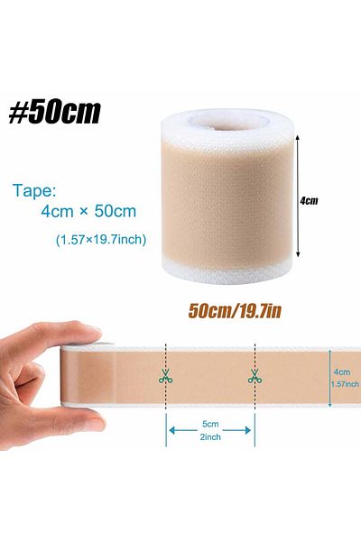 Choice 50cm 1roll Silicone Scar Sheets Keloid Bump Removal Strips, Scar Reducing Treatments Surgical Scars,