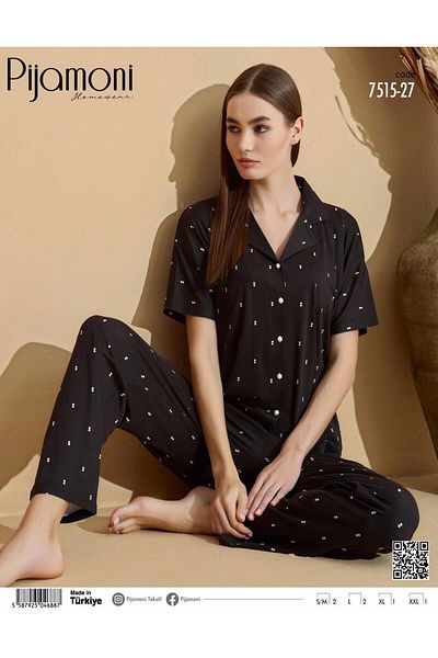 Pijamoni Set de pijamale cu mâneci scurte pentru damă - 7515-27