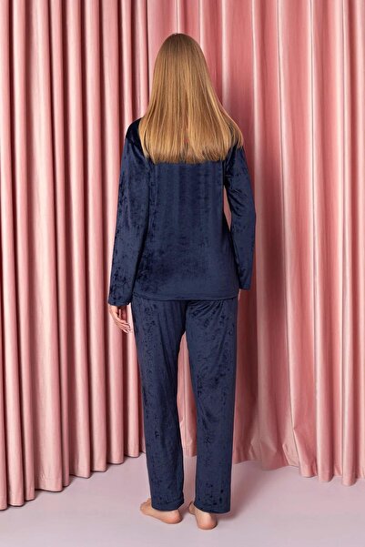 Sude Women's Winter Velvet Pajama Set K200/804 - 1 Piece