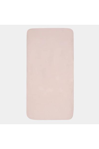 Jollein Cearșaf cu elastic din bumbac, 60 x 120 cm, roz sălbatic