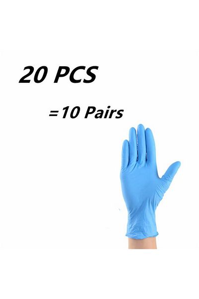 Choice Xs Blue 20pcs 20/50pcs Kids Disposable Nitrile Gloves For Children Crafting Painting Gardening Cooki
