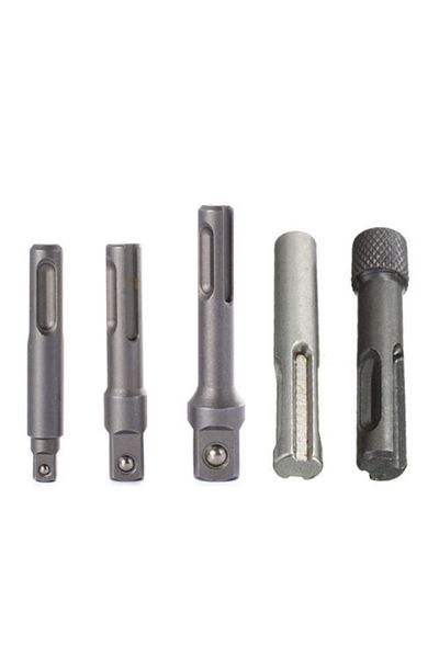 Choice 5pcs 5PCS Convenient And Reliable Socket Attachment With SDS Plus Socket Driver Drill Bit Hex Shank