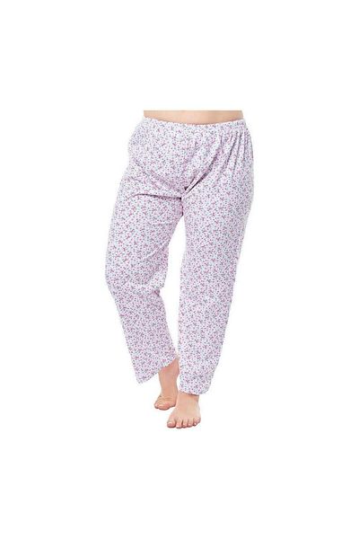 Seher Yıldız Floral Patterned Oversize Winter Pajamas Set