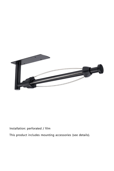 Choice black Paper Roll Holder Wall Mounted Kitchen Organizer Stainless Steel Cling Film Holder Installatio