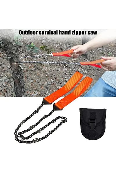 Choice 11-Teeth Outdoor Portable Hand - Drawn Wire Saw - Ideal for Field, Mountaineering, Life - Saving ...