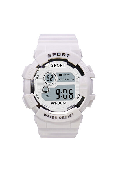 Choice ساعات أطفال B-White Fashion مضيئة ومقاومة للماء رياضية رقمية مع منبه س...