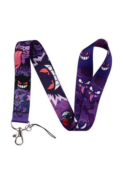 Miniso 1 Cute Anime Lanyard For Keychain ID Card Cover Passport Student Cellphone USB Badge Holder Key Rin.