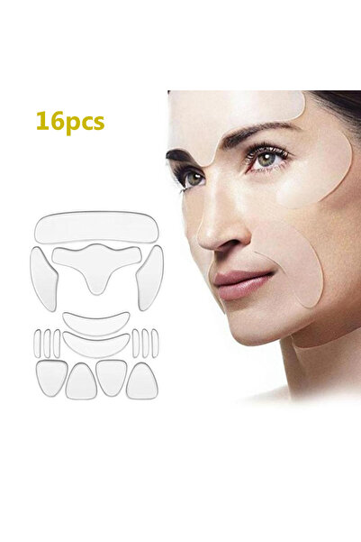 Choice3 16PCS 5/11/16/18Pcs Reusable Silicone Face Patch Set Anti Wrinkle Pat...