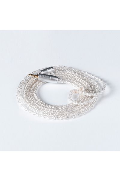 Choice 2.5QDC KBEAR 8 Core Upgraded Silver Wired Earphone Cable 2PIN/MMCX/QDC Gaming Headphones Earbuds Hea