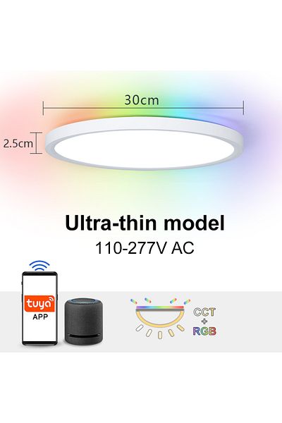 Choice TUYA Smart Lamp MARPOU TUYA Ceiling lamps Led ceiling light Modern RGB APP Voice Control Alexa Googl