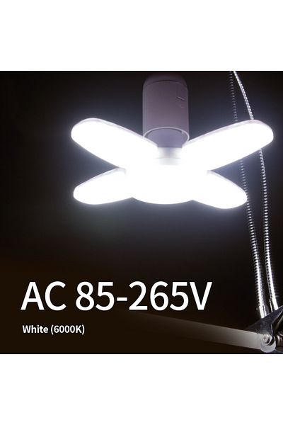 Choice White 85-265V Fan Shape LED Bulb E27 LED Lamp Foldable 220V 110V 40 LEDs Light Bulbs For Home Ceilin