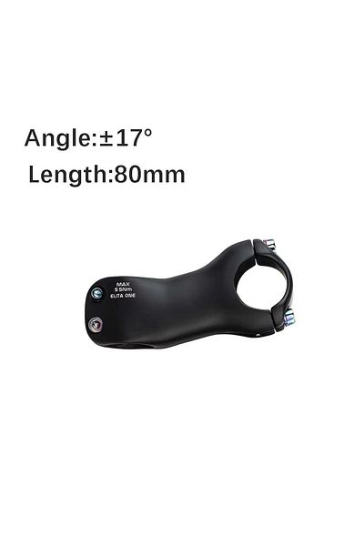 Choice 17 Degree 80mm elitaone Bicycle Stem Carbon Fiber MTB/Road Bike Stem 6/17 Degree 70-130mm