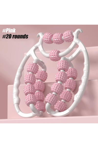 Choice جهاز تدليك نقطة الزناد الوردي - 20 جولة للساعد والمرفق واليد والذراع و...