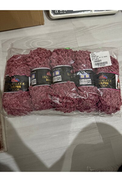 SÜSLÜTASARIM Himalaya dolphine loop (kadife kuzu ip)(500 gram)gülkurusu