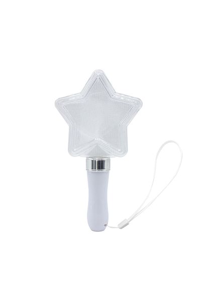 Choice WHITE 15-color five-pointed star glow stick one-key color-changing glow stick concert birthday party