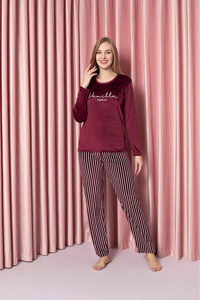 Sude Women's Winter Velvet Pajama Set K200/812 - 1 Piece
