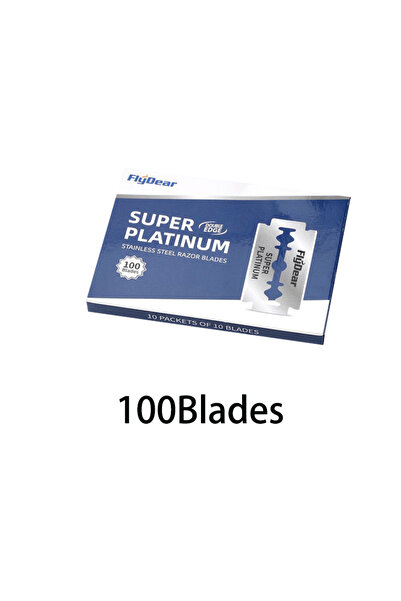 Choice3 100 شفرة شفرة حلاقة من الفولاذ المقاوم للصدأ، شفرة حلاقة يدوية قديمة ...