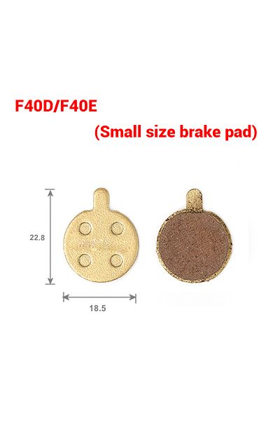 Choice F40D F30E Full-Metal Brake Pads for Ninebot F30 F40 F20 Skateboard Electric Scooter Replacement Disc