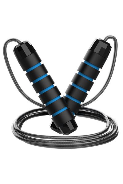 Choice Blue 1PCS The New Jump Rope Steel Wire Skipping Exercise Adjustable Jumping Fitness Workout Training