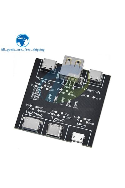 Choice DT3 Data Cable Detection Board Type-C Micro USB C Cable Tester Short Circuit On Off Switching Dia...