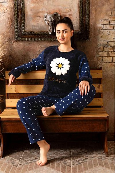Sude Women's Winter Young Welsoft Pajama Set K 200/606 - 1 Piece