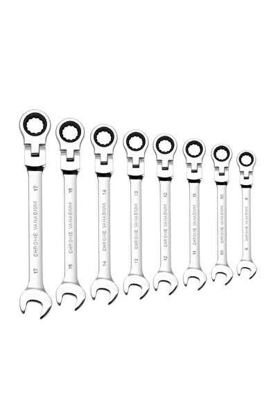 Choice18 7mm 1pc 6mm-32mm 72-Tooth Ratcheting Wrench Spanner Sket Tool Flexib...