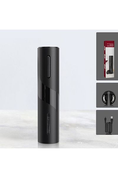 Choice Size1 Flymuyu Rechargeable Electric Wine Opener With Foil Cutter Automatic Corkscrew Red Wine Bottle