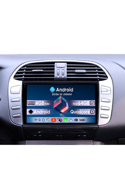 navi-it Dedicated navigation Fiat Bravo 2008-2015, 4GB RAM 64GB ROM, Quad Core, 9" Display 1K, Android 14