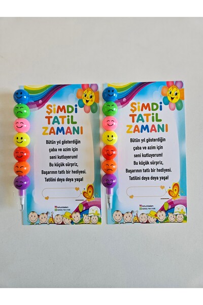 SOFT 30 Adet şimdi tatil Zamanı temalı Yumurtlayan kurşun kalem