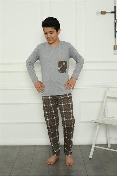 Celira Boy's Combed Cotton Pajama Set 20387