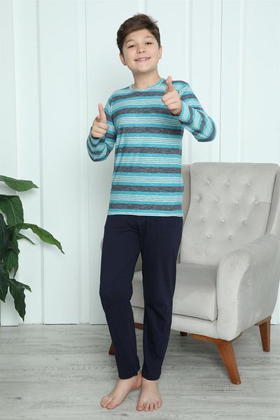 Celira Boy's Combed Cotton Pajama Set 20413