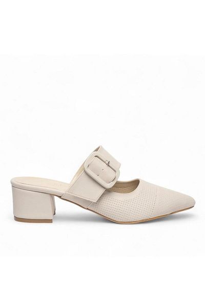 PİSAGOR Pythagoras Ps-32660 4 cm Heeled Women's Slippers