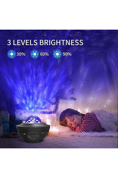 COOYA Starry Night Light, Adjustable Light, With Bluetooth Speaker Remote Control,Bedroom Space Decoration