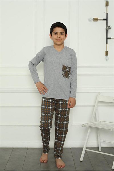 Celira Boy's Combed Cotton Pajama Set 20387