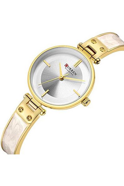 Curren 9058 Women Quartz Movement Watches Ladies Simple Bracelet Wrist Watches