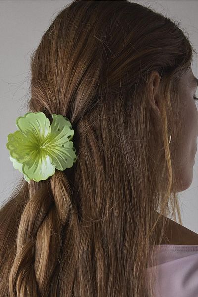 New Obsessions Πόρπη με μανταλάκια φράουλας Tropical Hibiscus