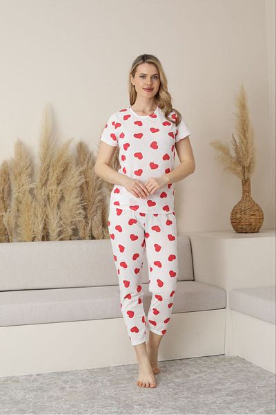 PİJART Women's Cotton Pajama Set