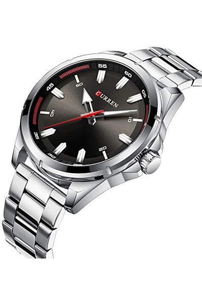 Curren Watches Mens Quartz Business Wristwatch Fashion Clock Classic Steel Band Watch Reloj Hombres