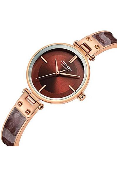 Curren 9058 Women Quartz Movement Watches Ladies Simple Bracelet Wrist Watches