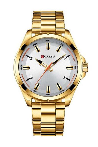 Curren Men's Stainless Steel Analog Wrist Watch 8320 - 46 mm - Gold