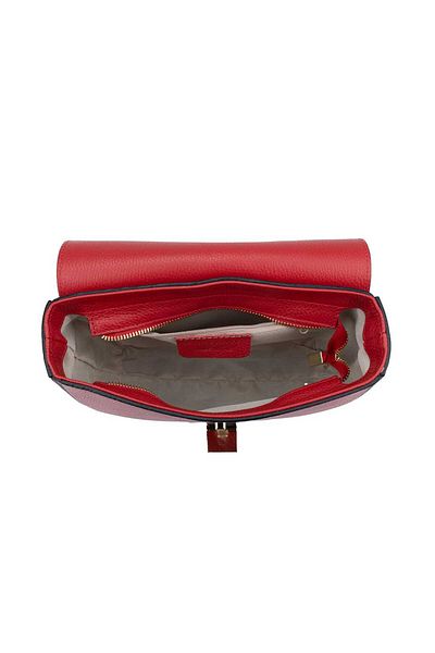 Toro Nero Women's red genuine leather bag Clara