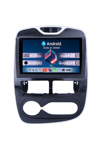 navi-it Dedicated navigation Renault Clio 2013-2019, 4GB RAM 64GB ROM, Quad Core, 9" Display 1K, Android 14