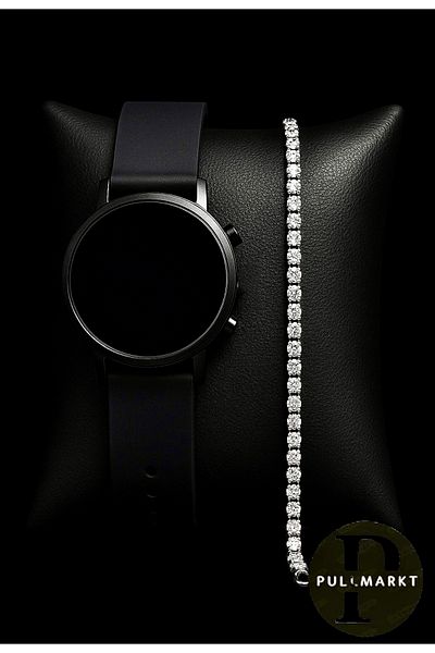 pullmarkt Set of 2 - Led Digital Watch + Waterway Bracelet