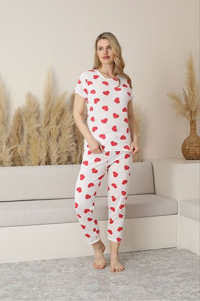 PİJART Women's Cotton Pajama Set