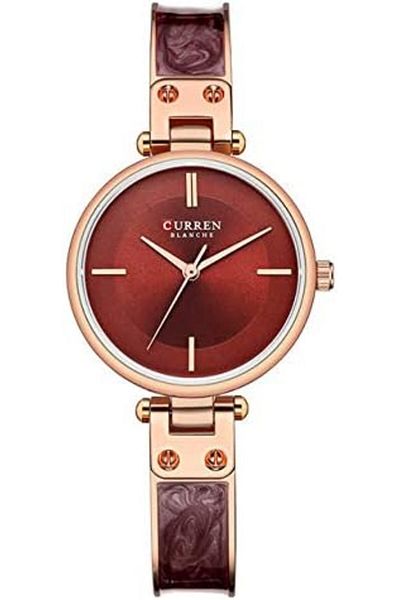 Curren 9058 Women Quartz Movement Watches Ladies Simple Bracelet Wrist Watches