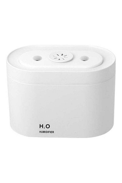COOYA Dual Spray Air Humidifier, Smart Diffusion, USB Rechargeable, Suitable for Room, Home Office, White