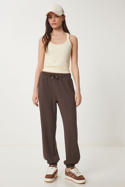 Lovelyİstanbul Jogger Modal Φούτερ ΚΑΦΕ LUB0094