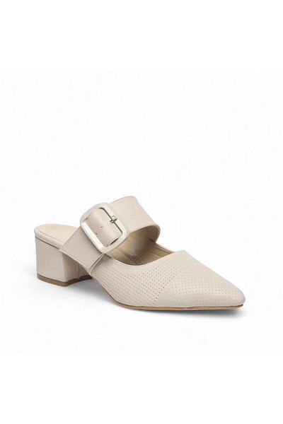 PİSAGOR Pythagoras Ps-32660 4 cm Heeled Women's Slippers